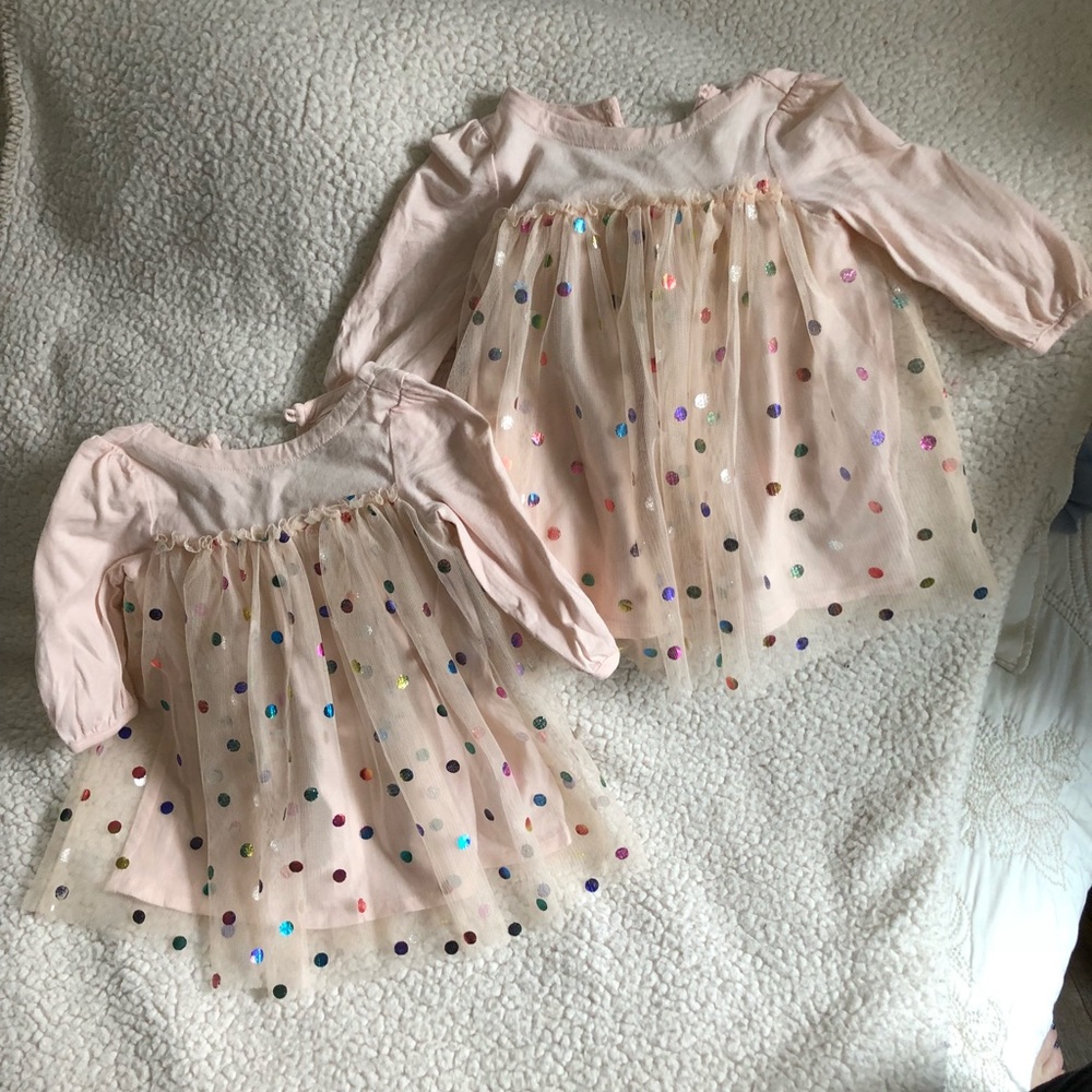 Twin girl party dresses